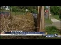 Yard waste piles up in Syracuse streets city warns of citations