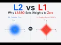 L1 Regularization Why LASSO Sets Weights to EXACTLY Zero