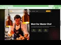 Modern Restaurant Website Using HTML CSS Only Responsive Glassmorphism UI