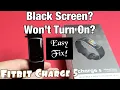 Fitbit Charge 5 How to Fix Black Screen Screen Won t Turn On FIXED