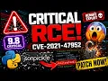 CVE-2021-47952 jsonpickle RCE via