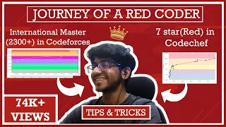 Journey of a Red Coder from IIT Kharagpur International Master 2300 Codeforces 7 star Codechef