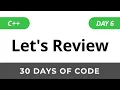 Day 6 Let s Review - 30 Days of Code HackerRank Solutions