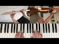 ユー・レイズ・ミー・アップ（フルート・ヴァイオリン・ピアノ）