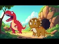 Ten Little Dinosaurs Song | Learn Numbers 1 - 10 with Dino Family | SiSi Kids TV