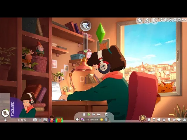 Lofi Girl x The Sims - cozy music to feel ooh be gah!