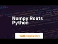 numpy roots python