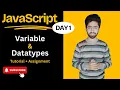 JavaScript Variables Data Types Web Course 2024 Lecture 1