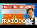 TRAZODONE RISKS EXPLAINED What You MUST Know