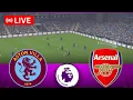 Aston Villa vs Arsenal LIVE | Premier League 2025/26 Full Match | Epl Match Live | PES 21 Simulation