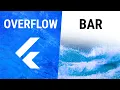Flutter OverflowBar Widget