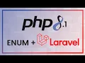 PHP 8 1 Enums integration with Laravel