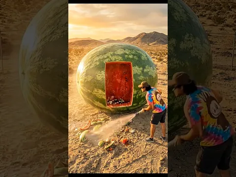 Turning a Giant Watermelon Into a Luxurious Living Room 🍉 | Unreal Transformation!