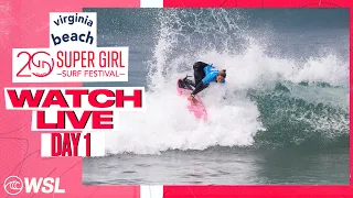 🔴LIVE - Virginia Beach Super Girl Surf Festival - Day 2