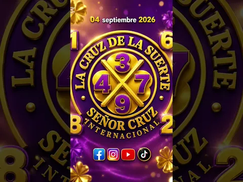 Cruz 04 septiembre 2026 !!!