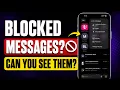 How To See Blocked Messages on iPhone