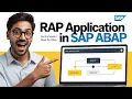 RAP Application in SAP ABAP How to Create RESTful ABAP Programming Model App Step-by-Step