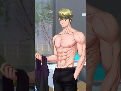 buset abangnya berotot banget 🙀💪🏻 #sakuraschoolsimulator #shorts