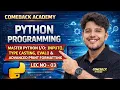 Master Python input Type Casting eval Advanced Print Formatting