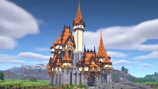 Minecraft How to Build a Easy Castle Small Castle Tutorial
