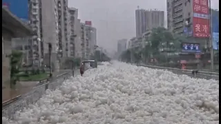 Download China NOW! Huge hail and storm! There's chaos on the streets MP3