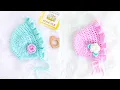 QUICK and EASY Crochet Baby Bonnet BEGINNER Friendly Pattern and Tutorial