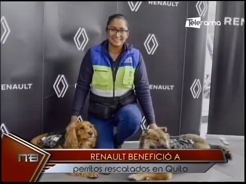 Renault benefició a perritos rescatados en Quito