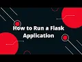 Python Flask Tutorial How to Run a Flask Application