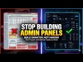 Best Next js Admin Dashboard Template shadcn ui Tailwind