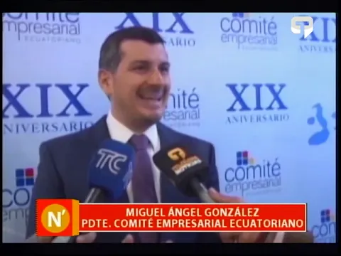 Comité empresarial ecuatoriano XIX aniversario de fundación