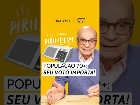 População 70+: seu voto importa! #shorts