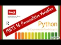 Mbti 16 Personalities Python Variables