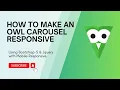 How to make an owl carousel responsive