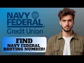 How to Find Your Routing Number on Navy Federal App 2025