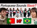 Download Lagu Brazil VS Portugal l Portuguese really Sounds Like Slavic Language??