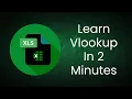 Learn the Vlookup Just In 2 Minutes - Excel Tutorial