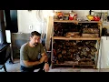 Turning An Old Lowe s Display Into A Firewood Holder