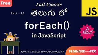 ForEach Method in JavaScript Telugu