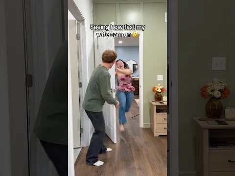 I've NEVER Seen My Wife Run This Fastβ¦ π