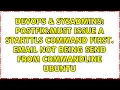 POSTFIX Must issue a STARTTLS command first Email not being send from commandline ubuntu