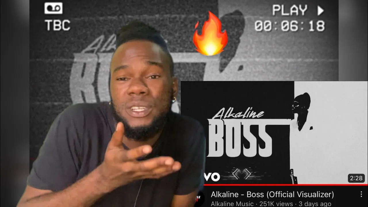 Alkaline Diss Chronic law In Boss (Official Visualizer) REACTION VIDEO