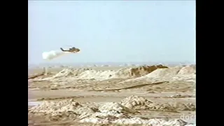 تدمير دبابة عراقية بصاروخ مروحية هجومية ايرانية في معركة خرمشهر 1982 