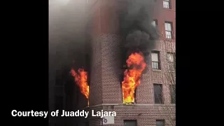 FDNY Blazing Bronx Fire on Taylor Ave