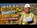 A Day in My Life as a Consultant Quantity Surveyor Real Site Valuation Visit Construction