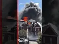 Floyd County Historic Courthouse in downtown Rome fully engulfed in flames