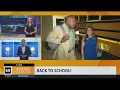 Brooke Katz and Keith Russell go back to school
