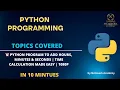Python Program to Add Hours Minutes Seconds Time Calculation Made Easy 1080p