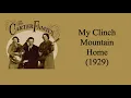 The Carter Family - My Clinch Mountain Home (1929)