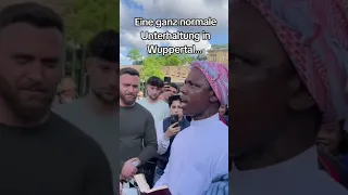 ساحر تحدي شيخ في المانيا امام الناس وكانت هذه النتيجة ساحر الماني القرءان Islamic تريند 