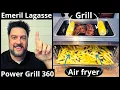 Emeril Lagasse Power Grill 360 Indoor GRILL with an air fryer Burn in grill airfry 435